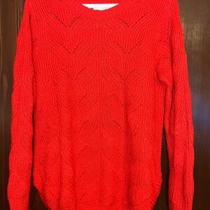 Women’s Sonoma red knit sweater